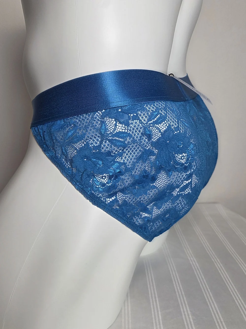 Cosabella Royal Blue Lace Jockstrap Brief